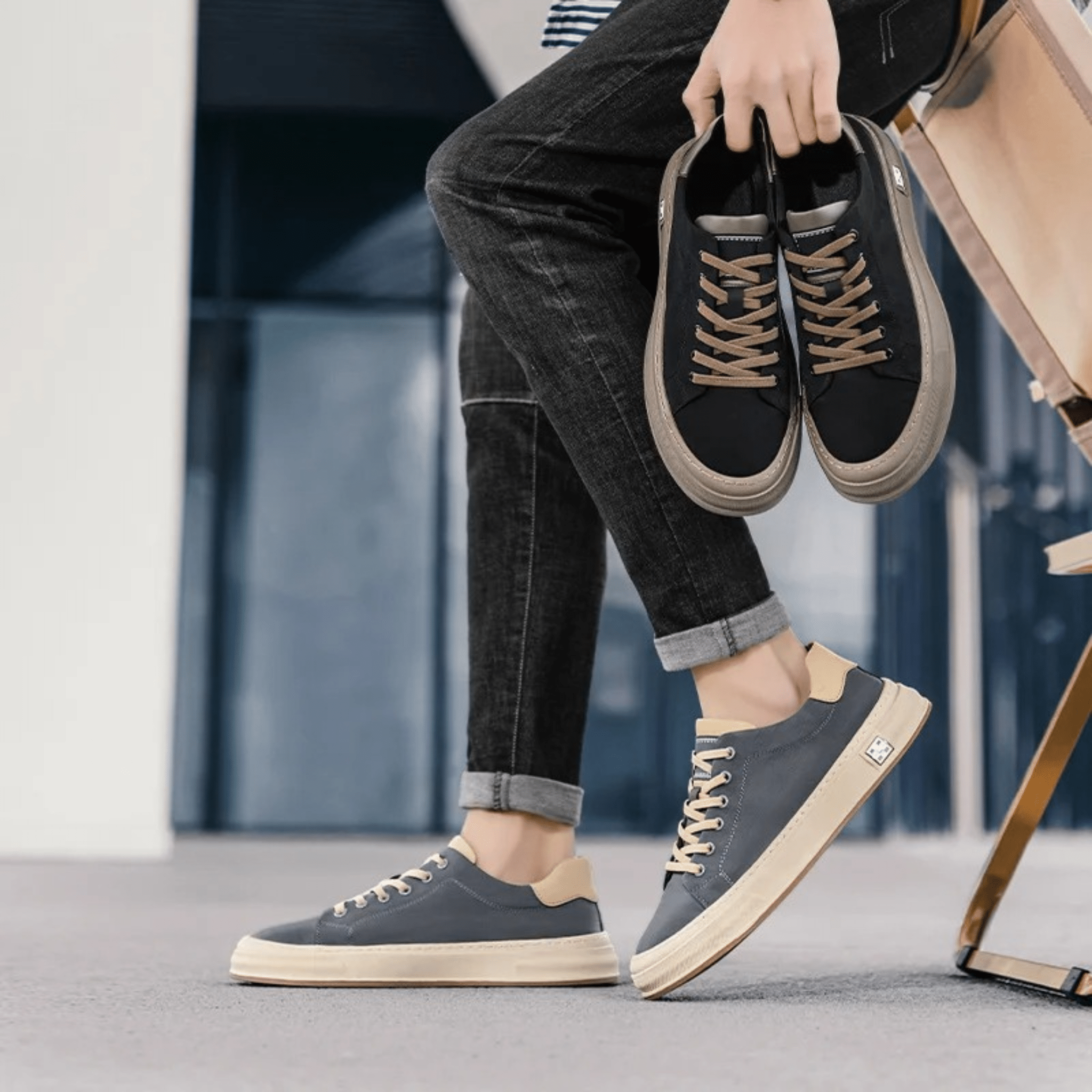 DUMONT LYON | BASKETS EN TELA DA UOMO