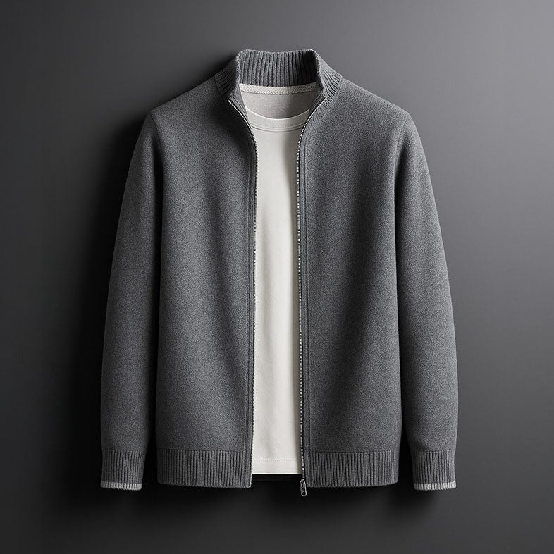 DUMONT LYON | VESTE EN MAILLE AVEC ZIP