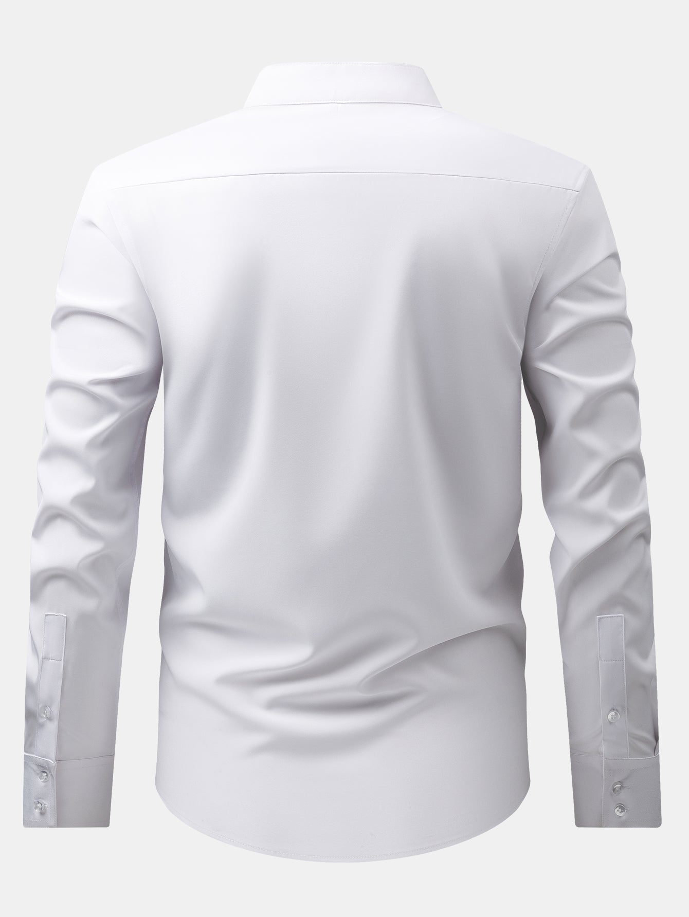 CHEMISE À COL MONTANT & PANTALONS SLIM FIT À JAMBES ÉVASÉES