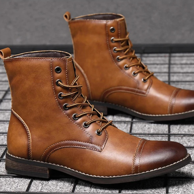 DUMONT LYON | BOTTES DE VILLE BRUNIES POUR HOMME