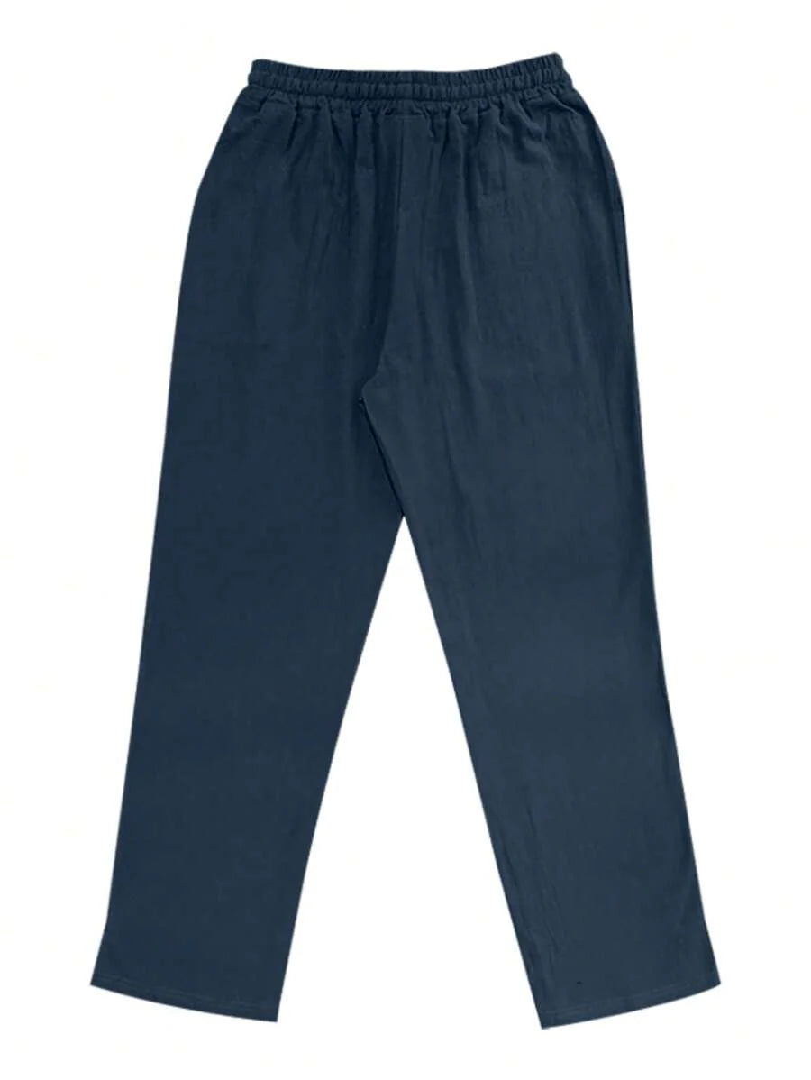 MATHIS | PANTALON LÉGER EN LIN AVEC CORDON