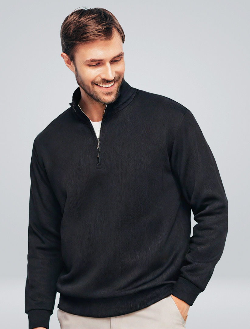 DUMONT LYON | PULL LÉGER ZIPPÉ