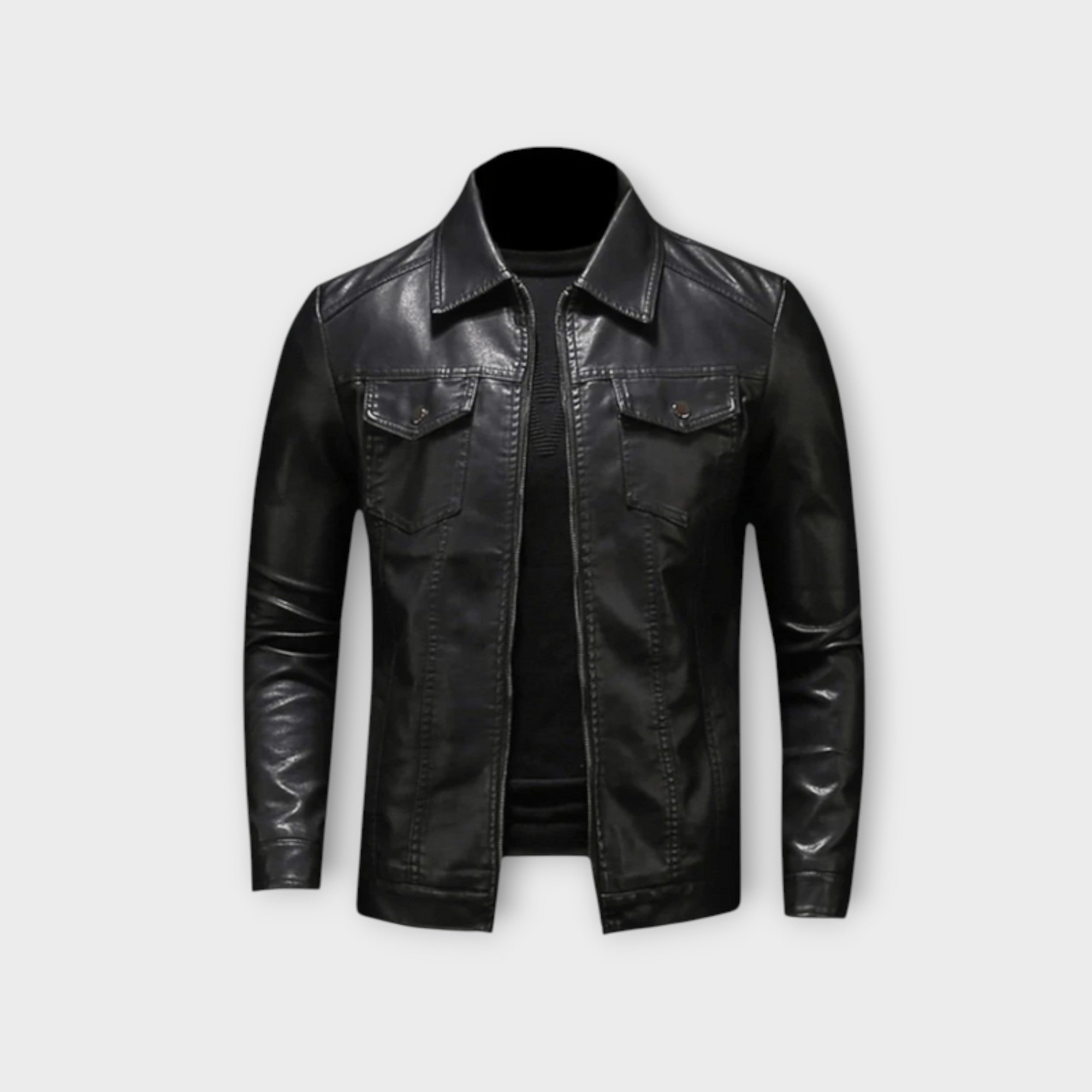 DUMONT LYON | VESTE EN CUIR CLASSIQUE POUR HOMME