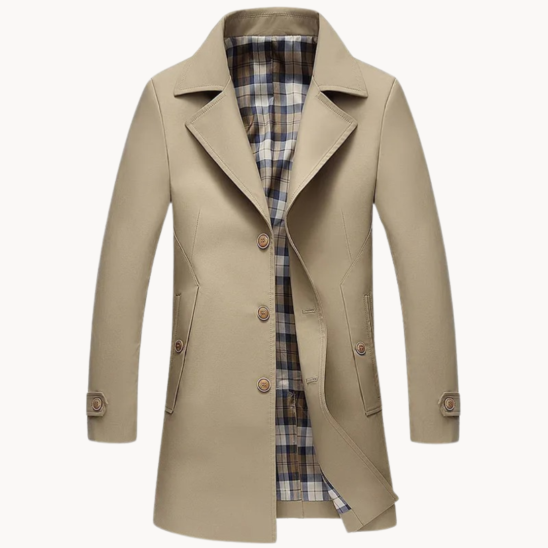 Manteau Classique Mi-Long Pour Homme