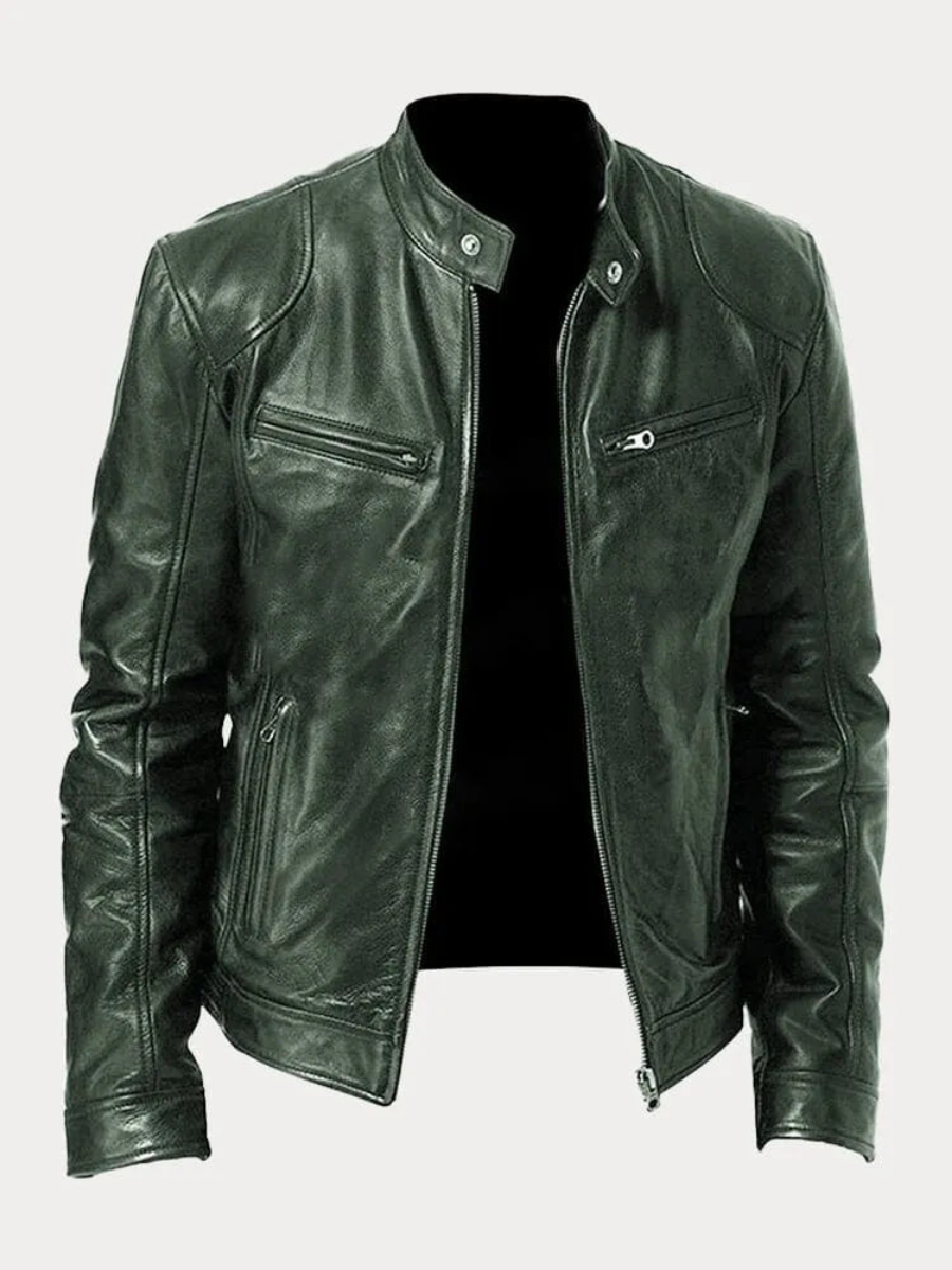 DUMONT LYON | VESTE EN CUIR DÉCONTRACTÉE