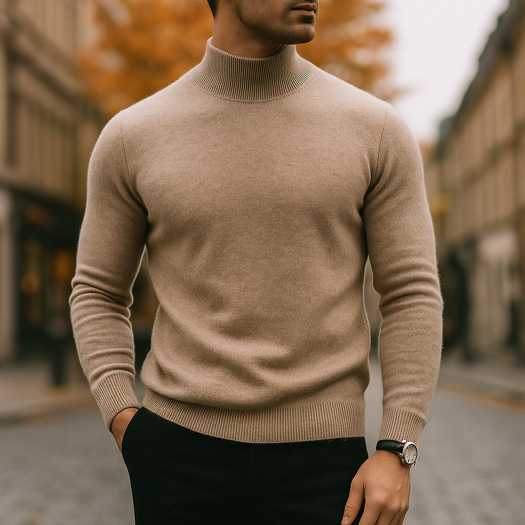 DUMONT LYON | PULL À COL EN LAINE POUR HOMME