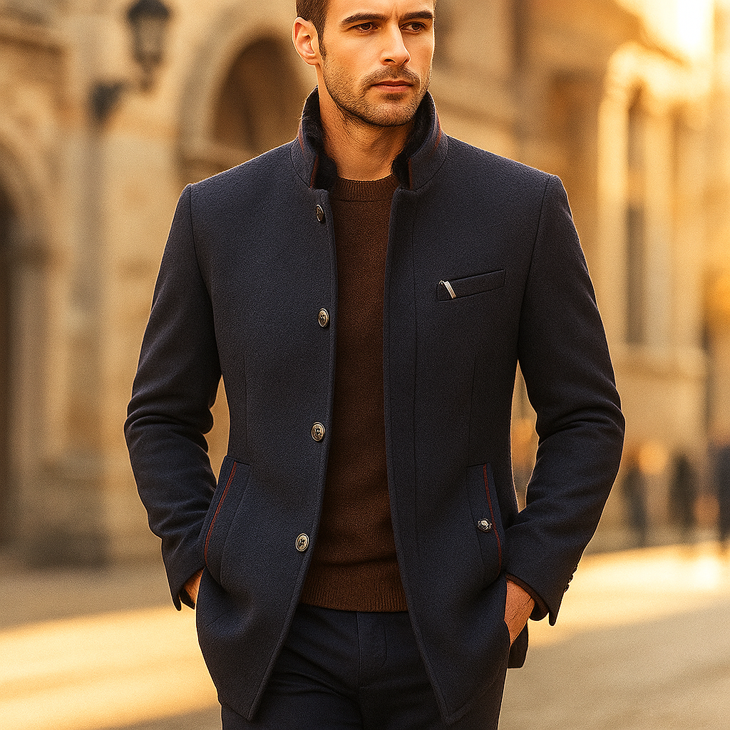 DUMONT LYON | MANTEAU EN MÉLANGE DE LAINE POUR HOMME