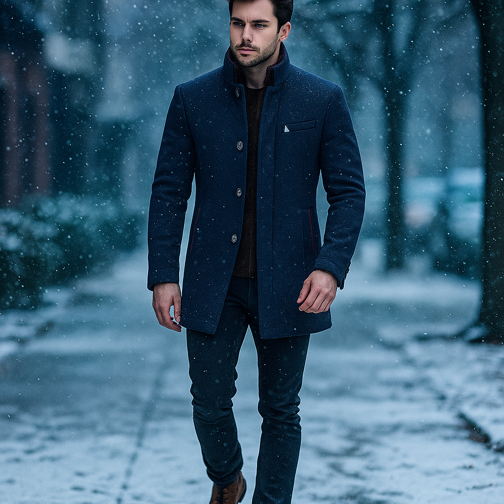 DUMONT LYON | MANTEAU EN MÉLANGE DE LAINE POUR HOMME