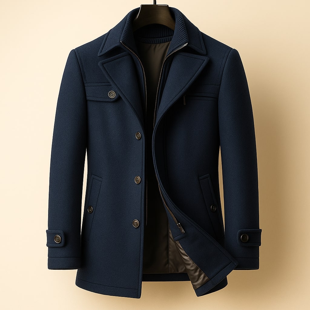 DUMONT LYON | MANTEAU LONG EN LAINE POUR HOMME