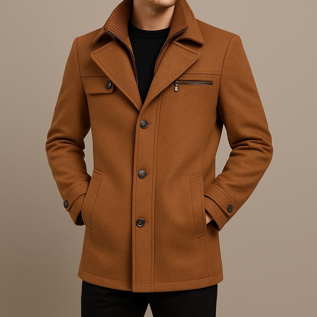 DUMONT LYON | MANTEAU LONG EN LAINE POUR HOMME
