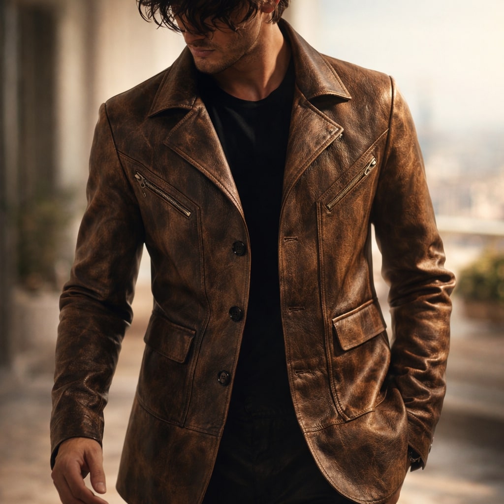 DUMONT LYON | VESTE À PANNEAU STRUCTURÉ POUR HOMME