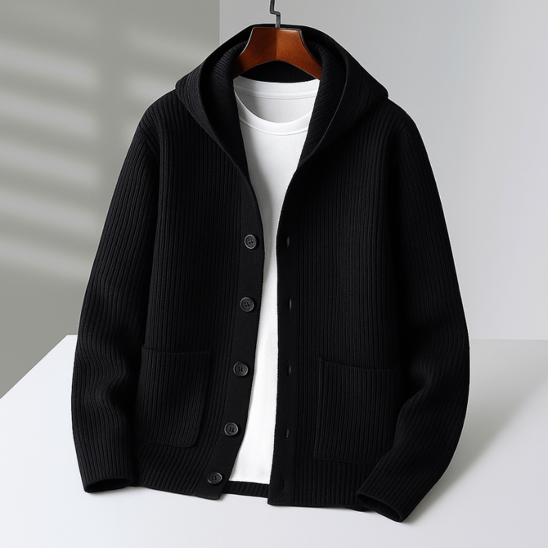 DUMONT LYON | CARDIGAN À CAPUCHE POUR HOMME