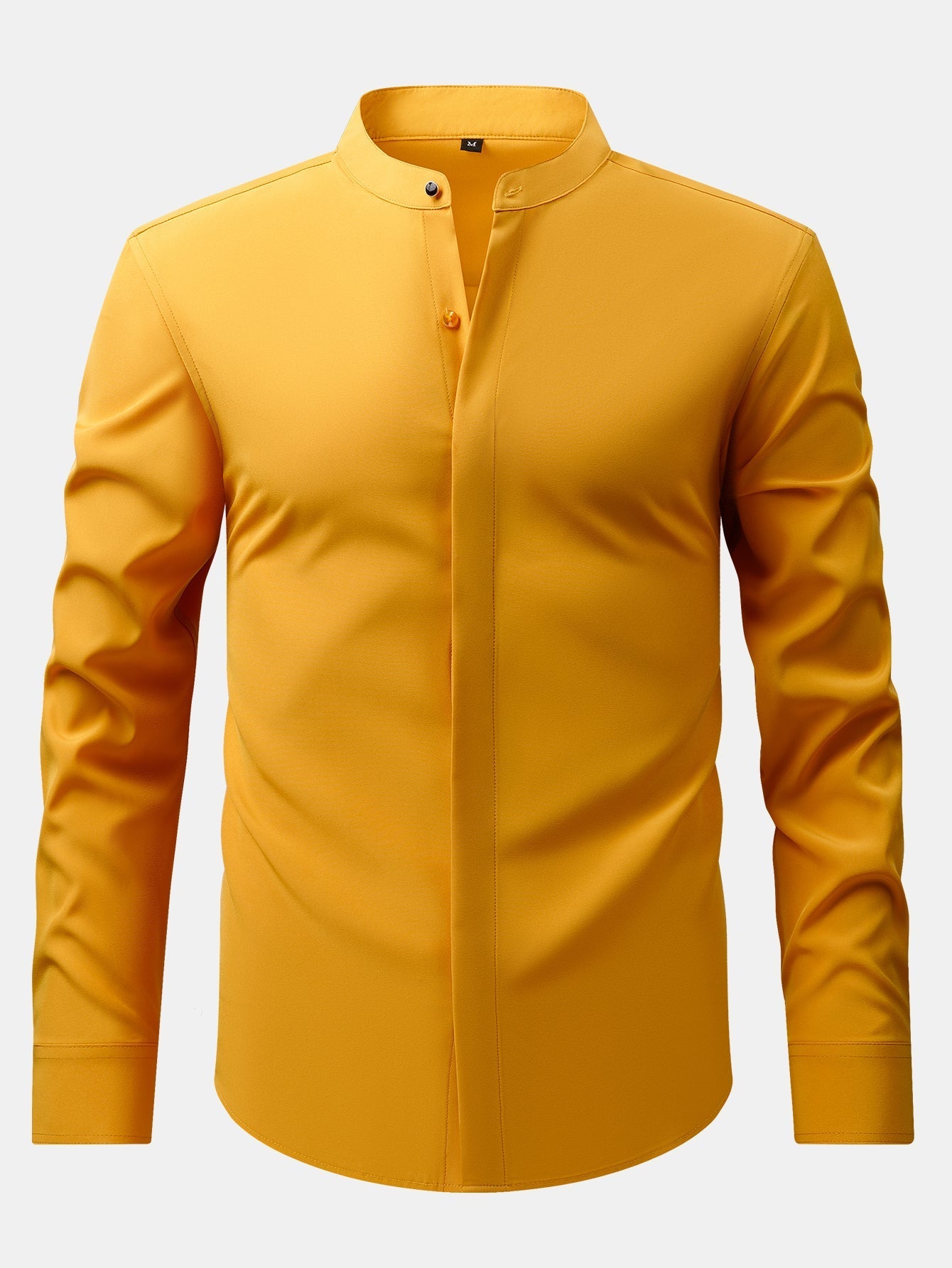 CHEMISE À COL MONTANT & PANTALONS SLIM FIT À JAMBES ÉVASÉES
