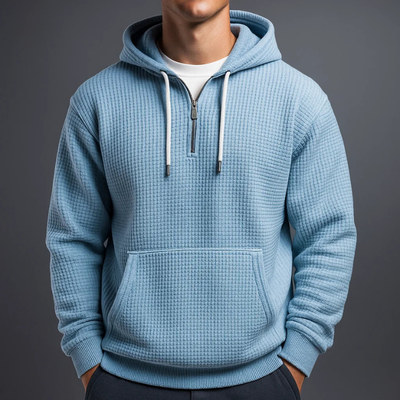 DUMONT LYON | SWEAT À CAPUCHE EN MAILLE WAFFLE POUR HOMME