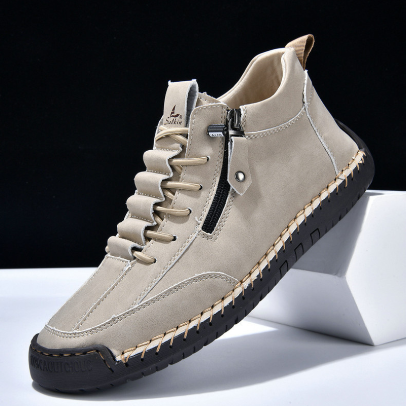 DUMONT LYON | CHAUSSURES EN NABUK AVEC ZIP POUR HOMME