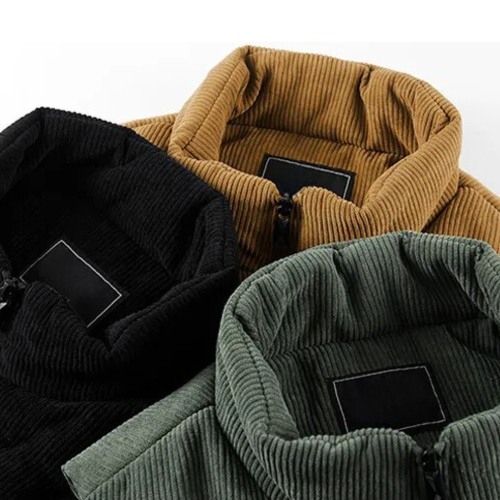 DUMONT LYON | GILET DOUBLÉ EN VELOURS CÔTELÉ