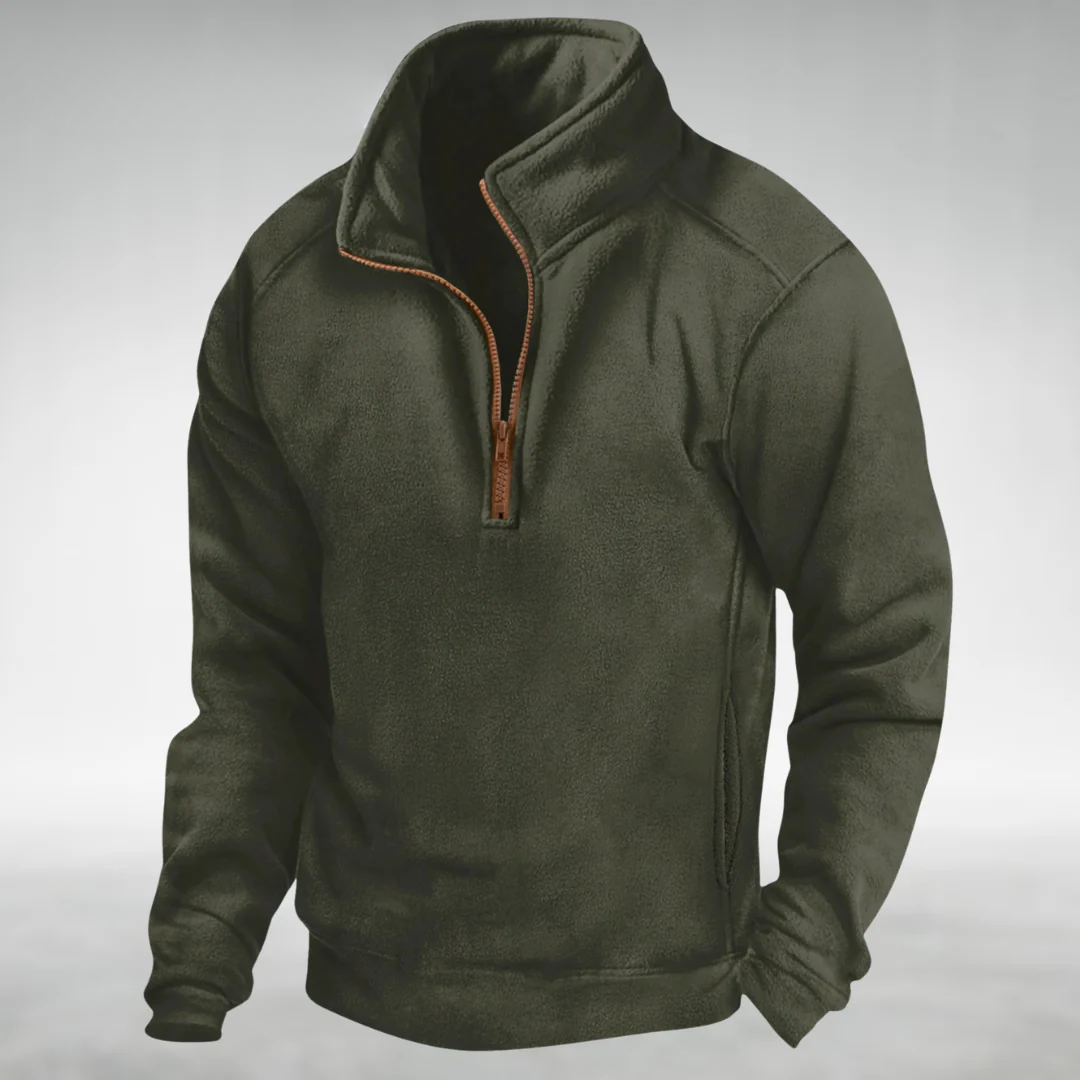 DUMONT LYON | PULLOVER LÉGER HALF-ZIP