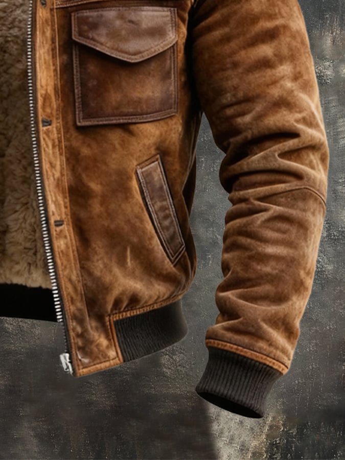 DUMONT LYON | VESTE DOUBLÉE SHERPA POUR HOMME