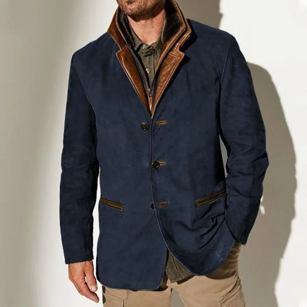 DUMONT LYON | VESTE VINTAGE À COL DROIT