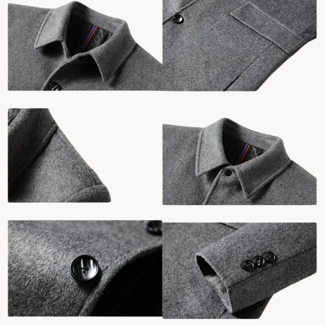 DUMONT LYON | MANTEAU DE LAINE CLASSIQUE