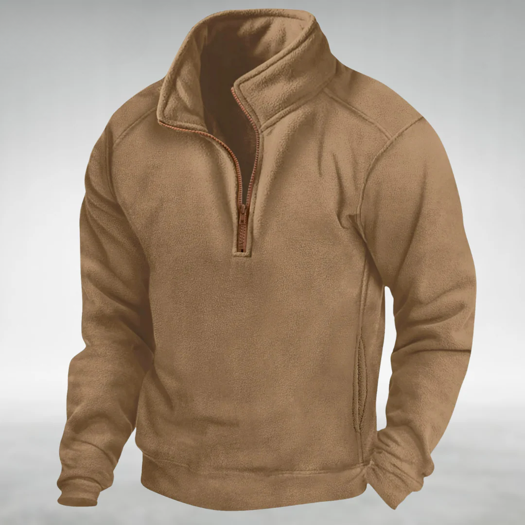 DUMONT LYON | PULLOVER LÉGER HALF-ZIP