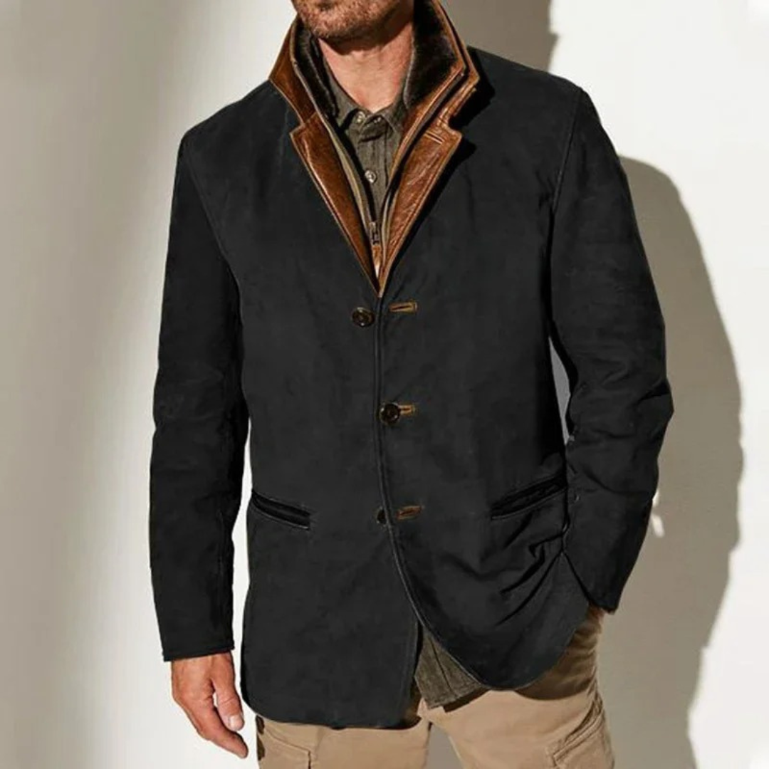 DUMONT LYON | VESTE VINTAGE À COL DROIT