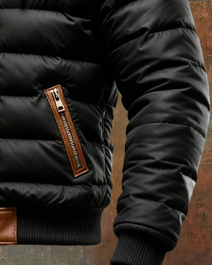 DUMONT LYON | ÉLÉGANTE VESTE MATELASSÉE SHERPA POUR HOMME