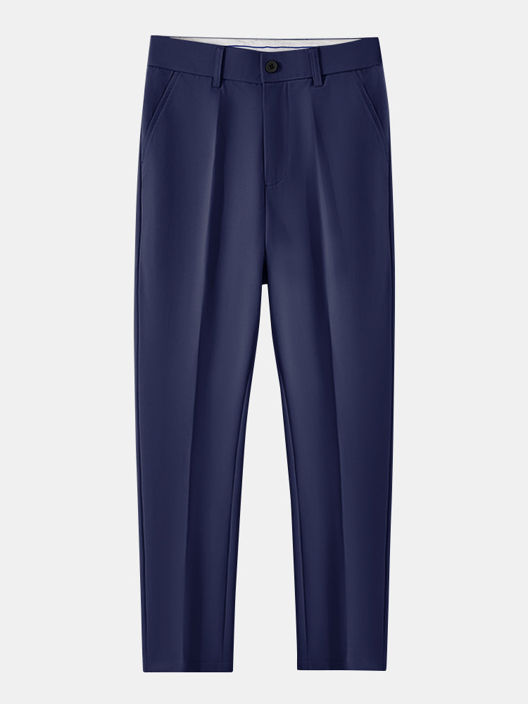 CHEMISE À COL MONTANT & PANTALONS SLIM FIT À JAMBES ÉVASÉES