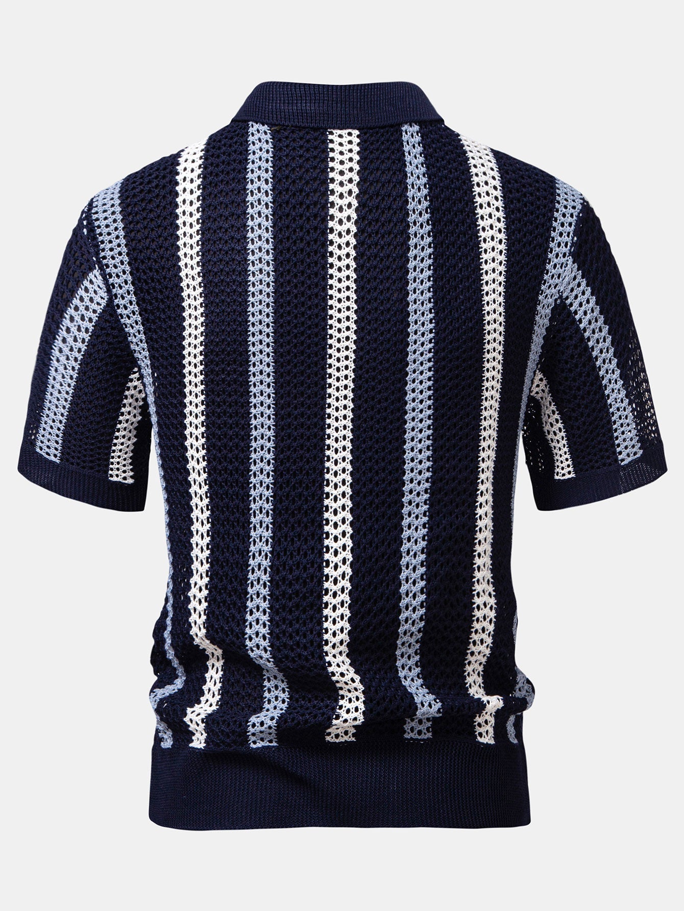 POLO AU CROCHET & PANTALONS EN LIN DROITS