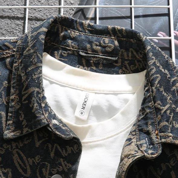 DUMONT LYON | VESTE EN DENIM BRODÉE POUR HOMME