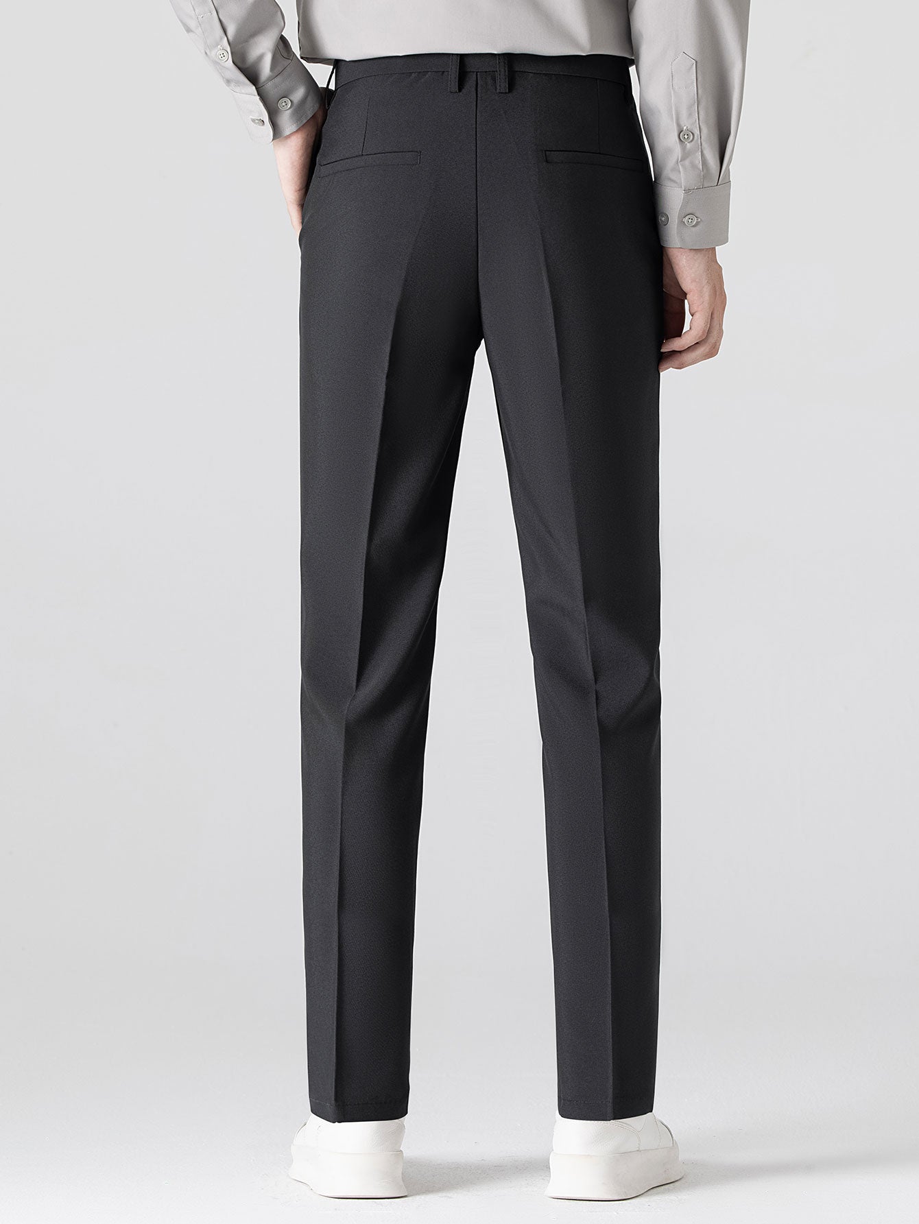 CHEMISE À MANCHES LONGUES À RAYURES AVEC BOUTONS & PANTALONS SLIM FIT À JAMBES AFFINÉES