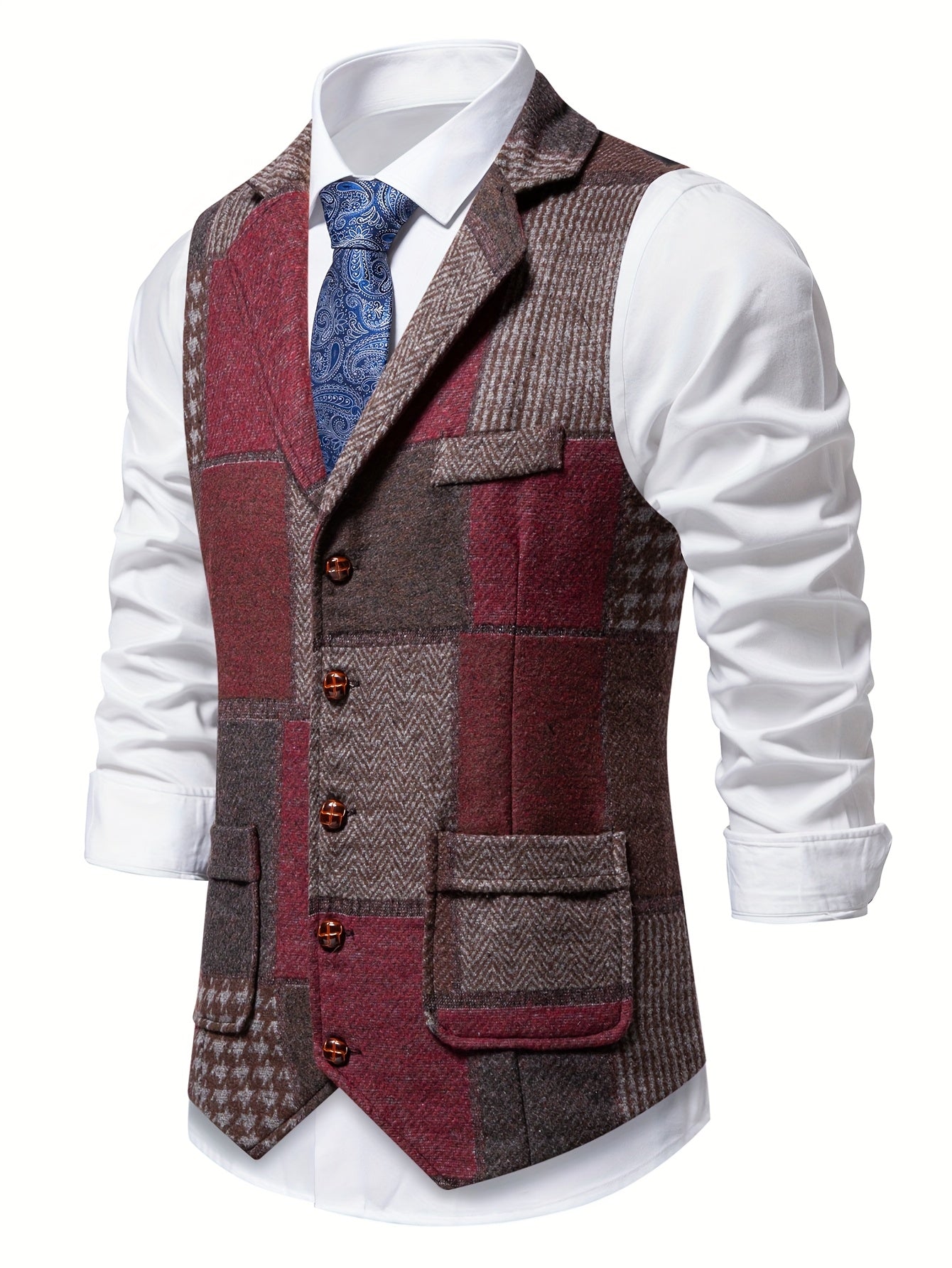 DUMONT LYON | GILET FORMEL EN TWEED POUR HOMMES