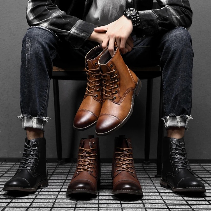 DUMONT LYON | BOTTES DE VILLE BRUNIES POUR HOMME