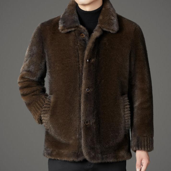 DUMONT LYON | MANTEAU DE FOURRURE DE VISON ÉLÉGANT