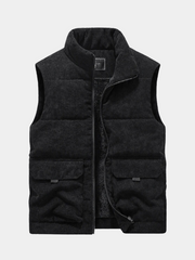 DUMONT LYON | GILET DOUBLÉ EN VELOURS CÔTELÉ