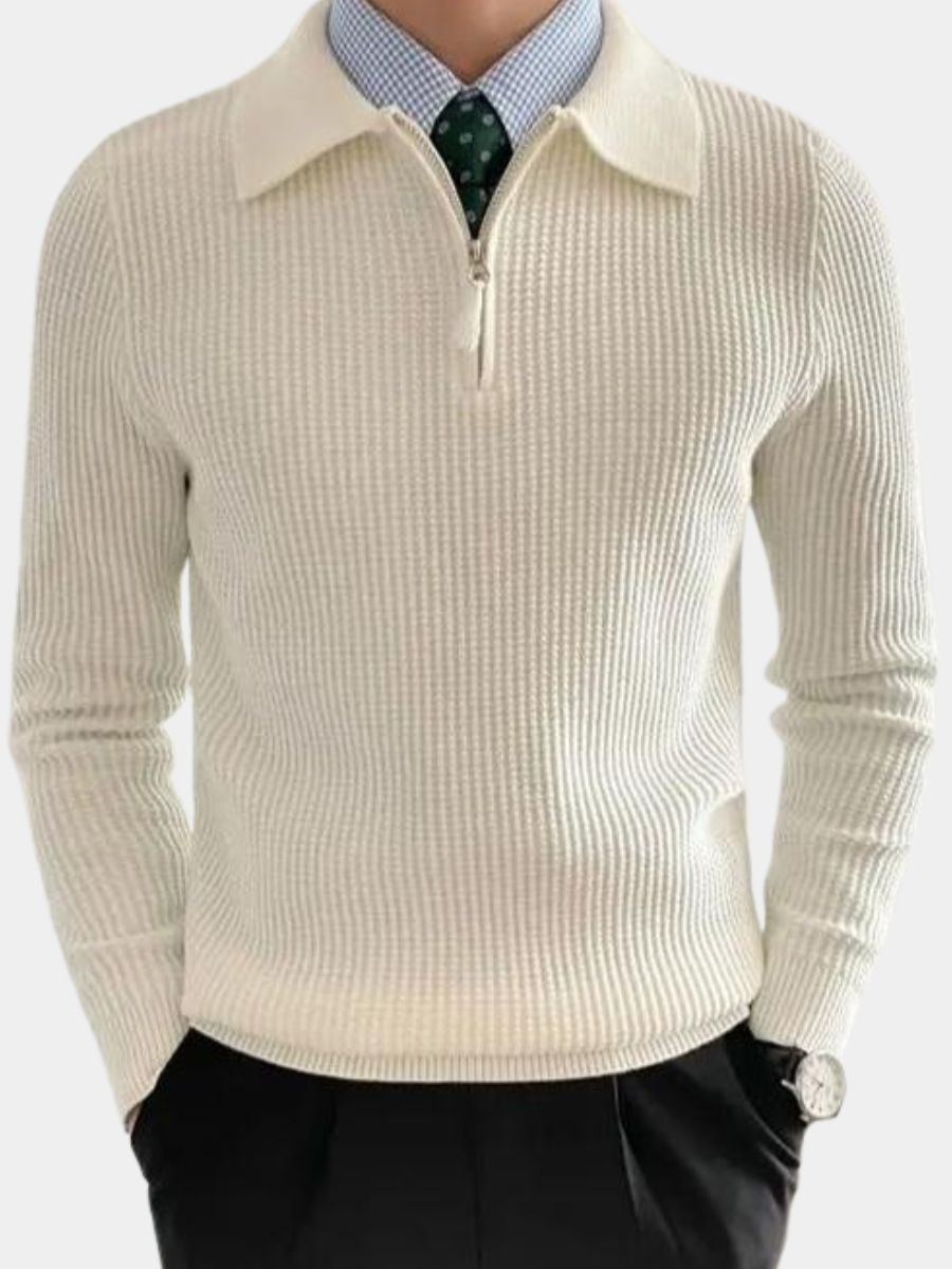 DUMONT LYON | PULL CLASSIQUE DEMI ZIP