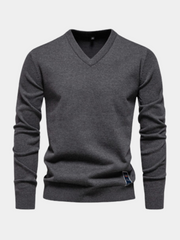 DUMONT LYON | PULL COL V EN COTON