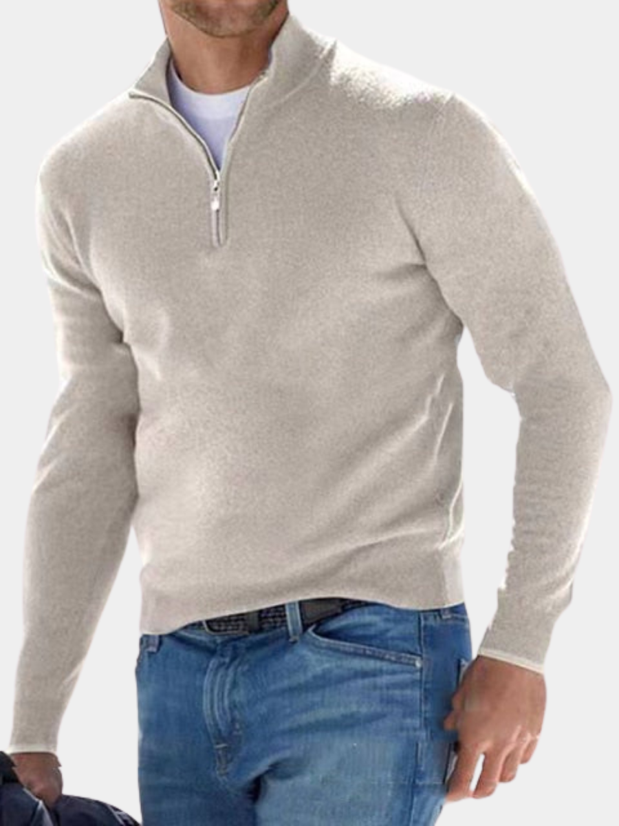 DUMONT LYON | PULL DEMI ZIPPÉ