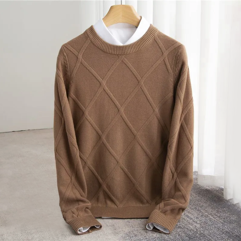 DUMONT LYON | PULL EN CACHEMIRE ARGYLE
