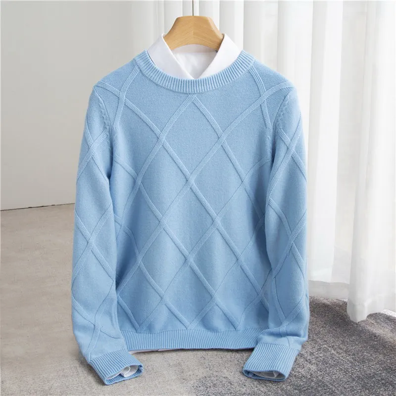 DUMONT LYON | PULL EN CACHEMIRE ARGYLE