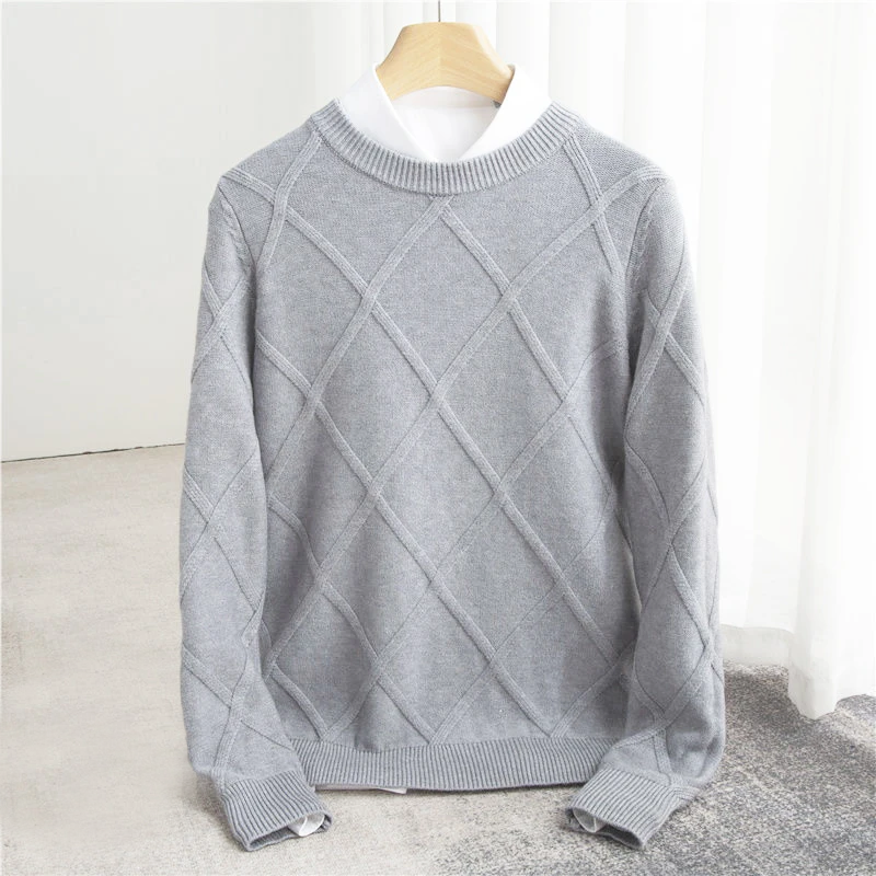 DUMONT LYON | PULL EN CACHEMIRE ARGYLE