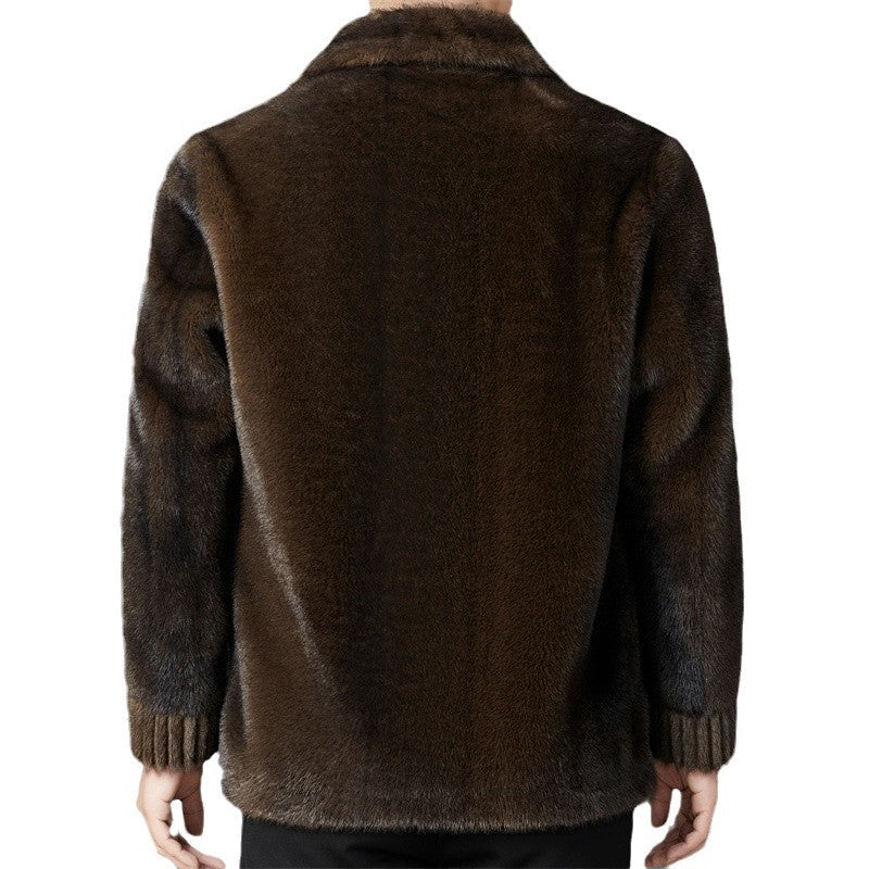 DUMONT LYON | MANTEAU DE FOURRURE DE VISON ÉLÉGANT