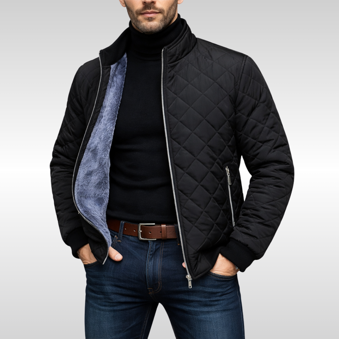 DUMONT LYON | VESTE D'HIVER MATELASSÉE CHAUDE CLASSIQUE POUR HOMME