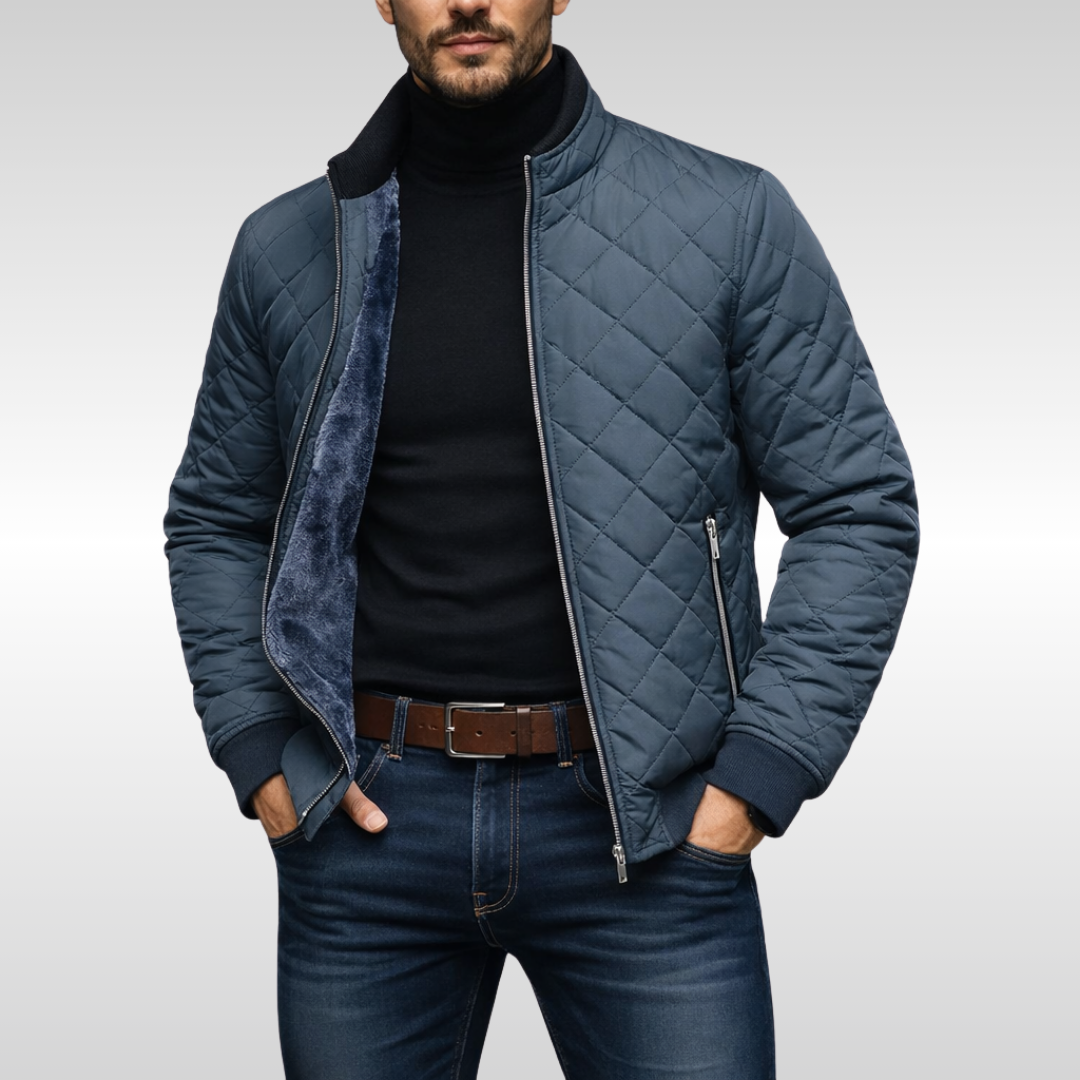 DUMONT LYON | VESTE D'HIVER MATELASSÉE CHAUDE CLASSIQUE POUR HOMME