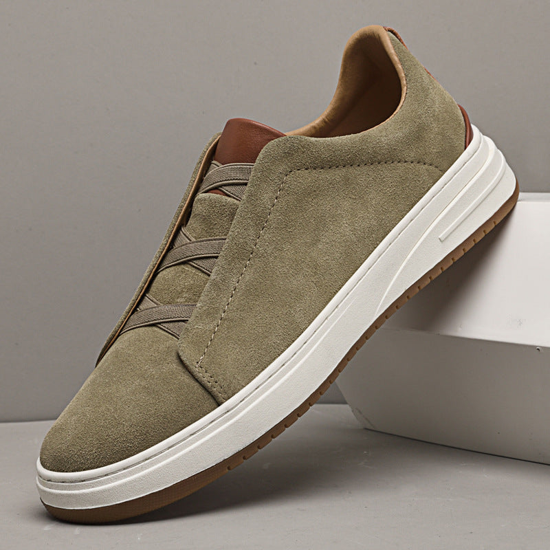 DUMONT LYON | CHAUSSURES SANS LACETS EN DAIM POUR HOMME