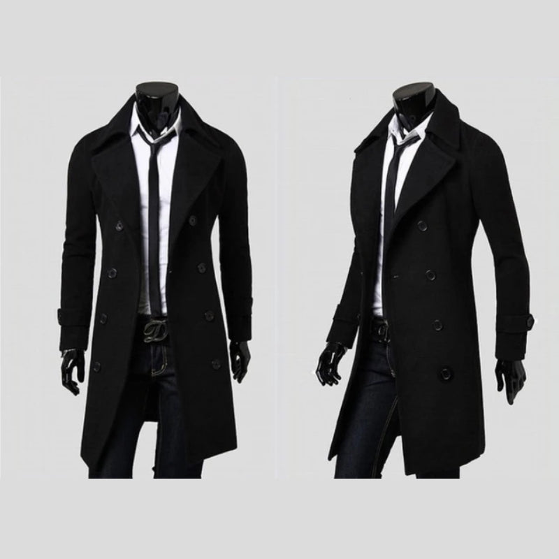 DUMONT LYON | MANTEAU EN LAINE À DOUBLE BOUTONNAGE