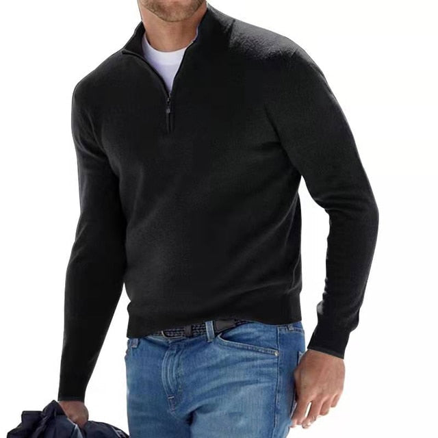 DUMONT LYON | PULL DEMI ZIPPÉ