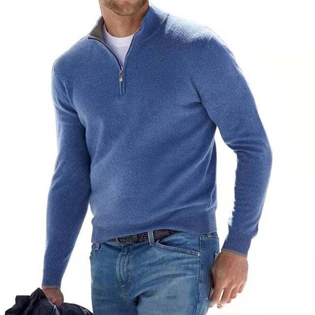 DUMONT LYON | PULL DEMI ZIPPÉ
