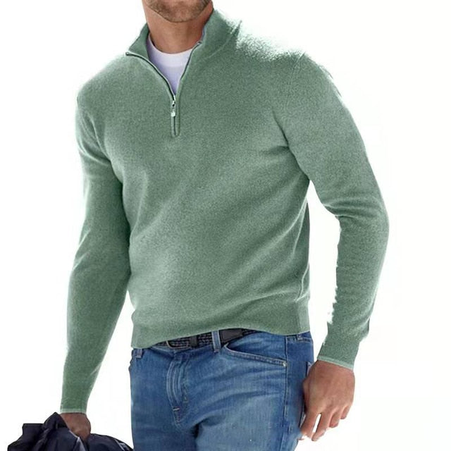 DUMONT LYON | PULL DEMI ZIPPÉ