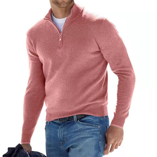 DUMONT LYON | PULL DEMI ZIPPÉ